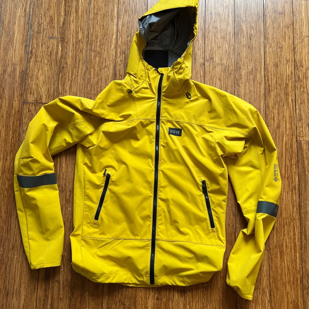 GORE Wear Lupra Jacket Yellow Extra Small Men's Goretex Infinium Cycling
